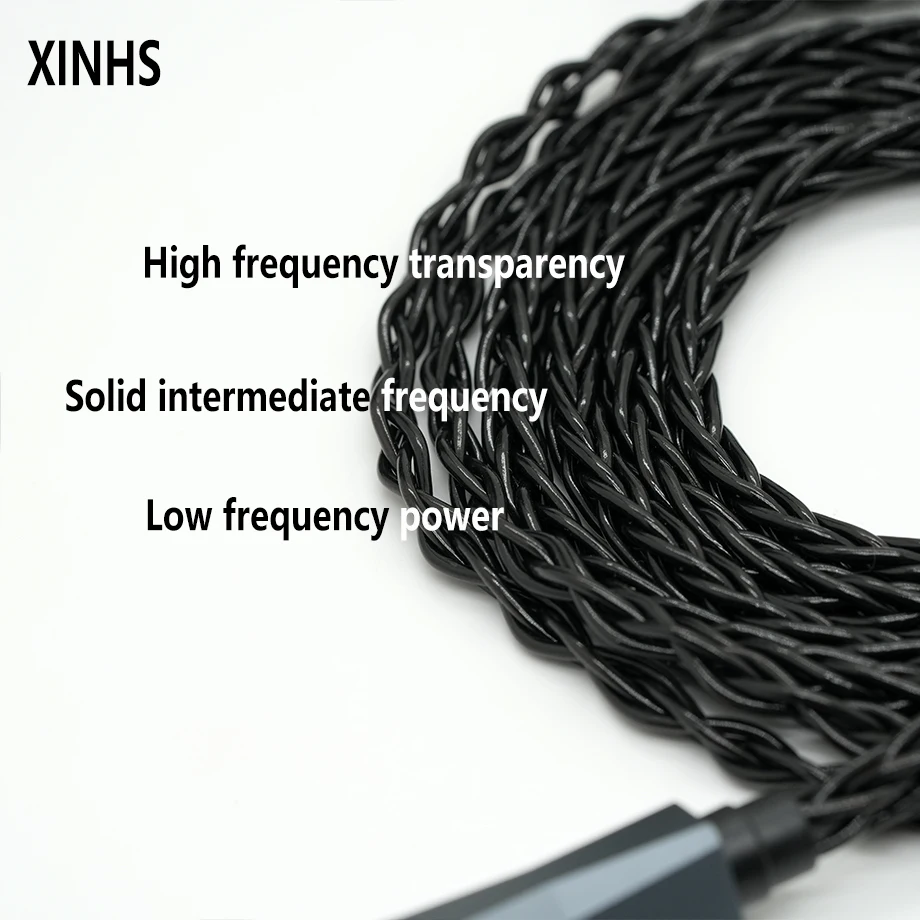 XINHS S137 Black Graphene Palladium Silver Hybrid Earphone Upgrade