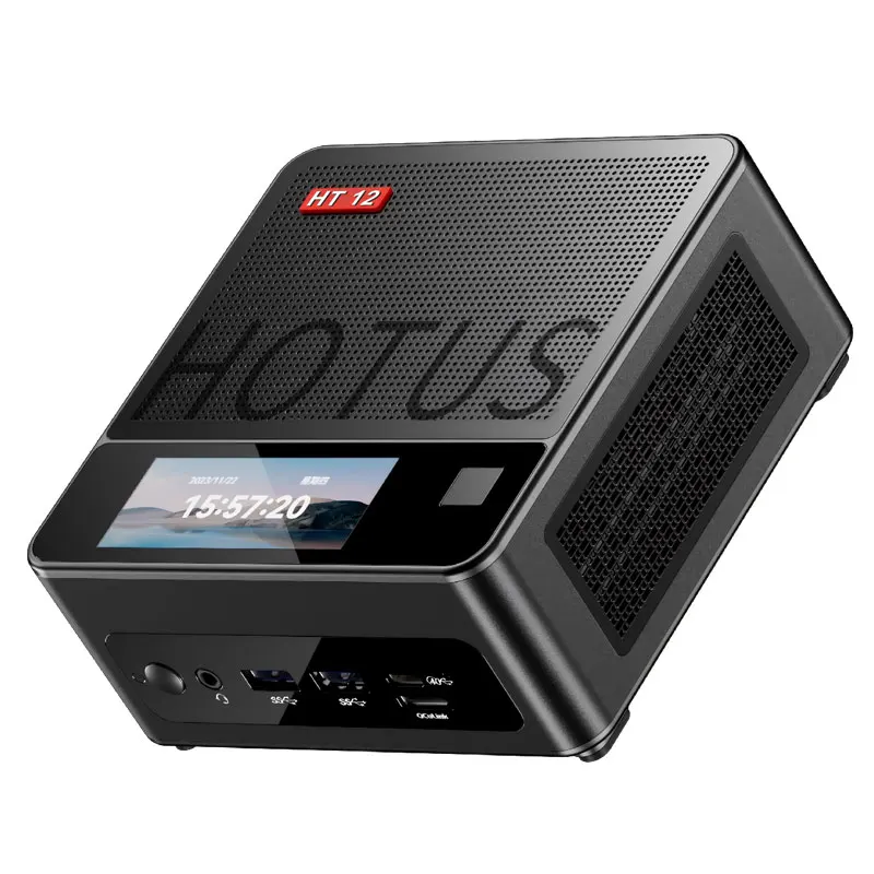 PC Mini Gaming AMD R7 7840HS Octa Core 5.1GHz AMD Radeon 780M GPU Portable Computer Case Gaming Mini PC