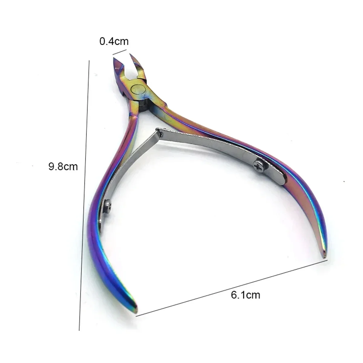 4 pçs/set profissional de aço inoxidável cortador de unhas tesoura pinças muti função cutícula empurrador removedor cuidados com as unhas kits manicure