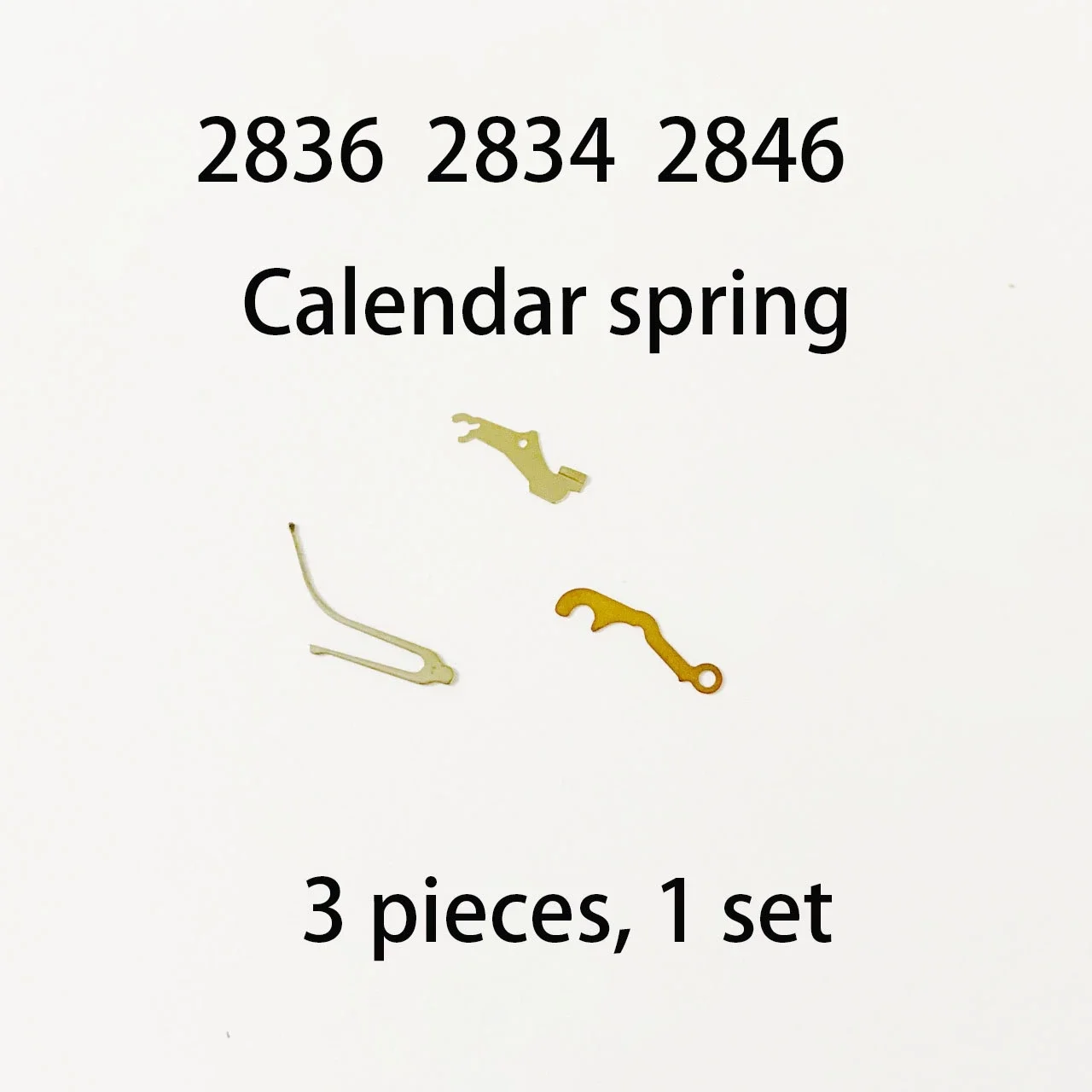 

Watch movement repair accessories original suitable for Swiss ETA2836 2834 2846 movement calendar wheel hairspring 3 pieces 1set