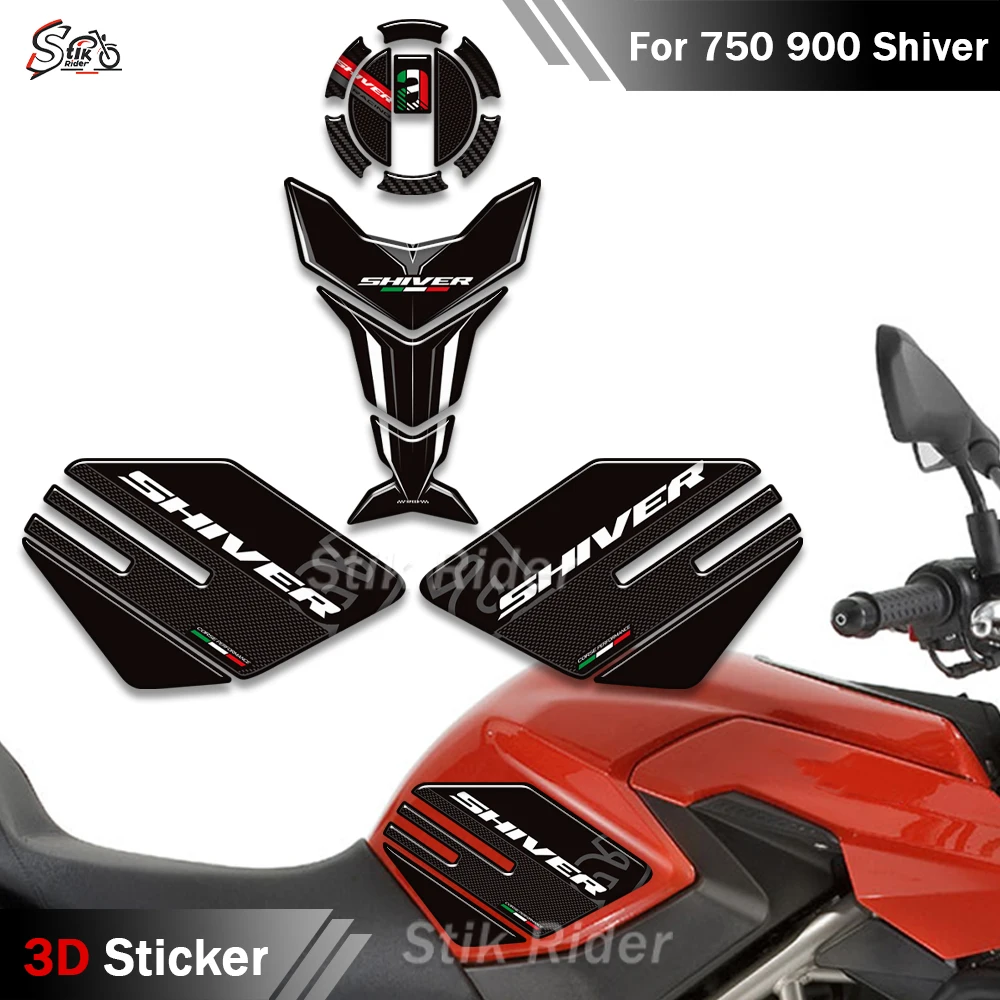 

Motorcycle Tank Pad Cap TankPad Grips Gas Fuel Oil Kit Knee Stickers Decals Protector For Aprilia SL 750 900 Shiver