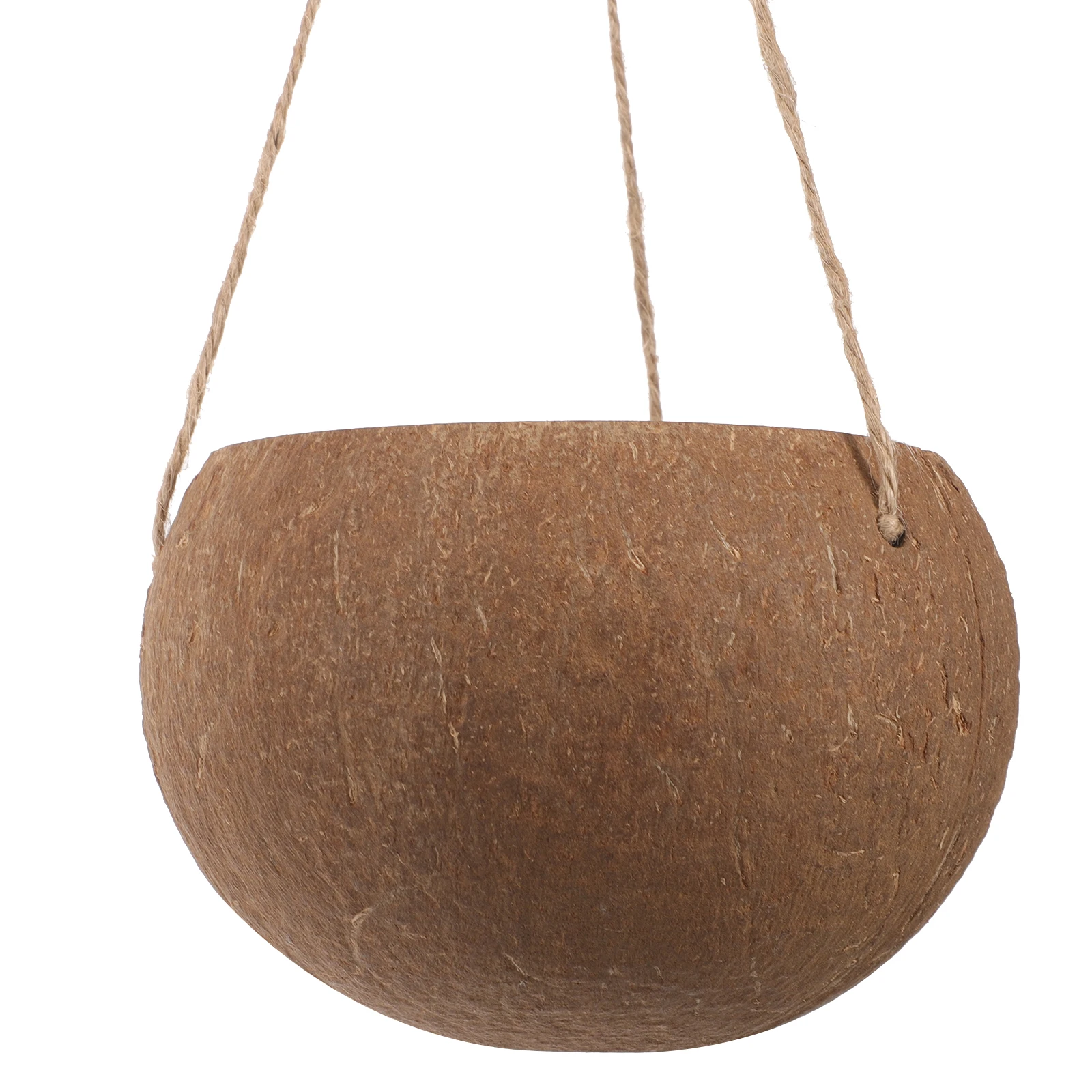 Coconut Shell Hanging Flower Pot Large Planters Decorative Baskets Balcony Terrace Waterproof Natural
