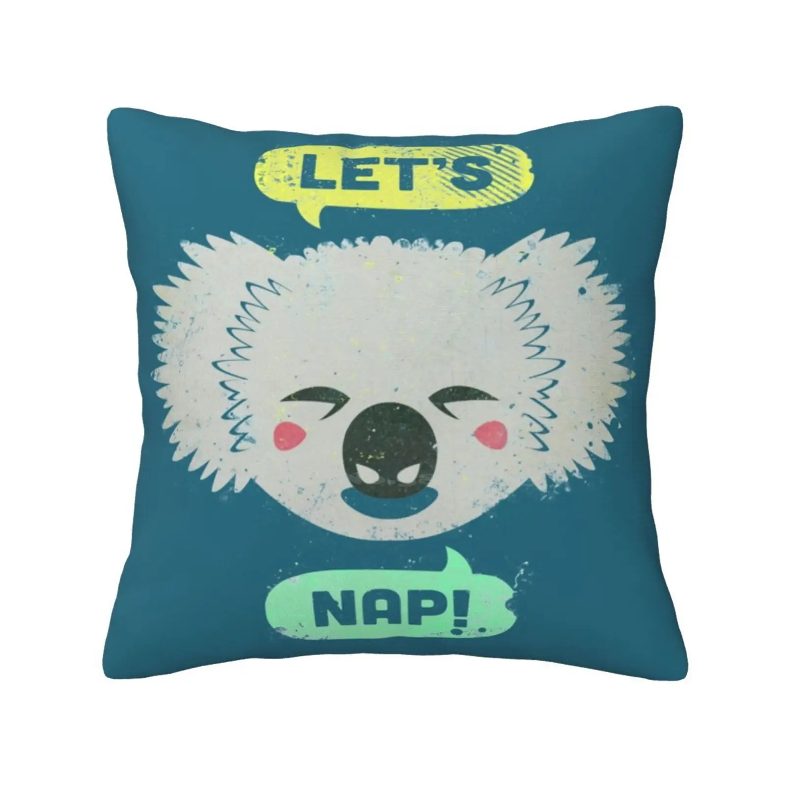 Sleepy Koala Soft Comfortable Pillowcase Koala Sleepy Lets Nap Get Sleepy Nap Time Baby Cute Cartoon Koala Cartoon Bear Fuzzy