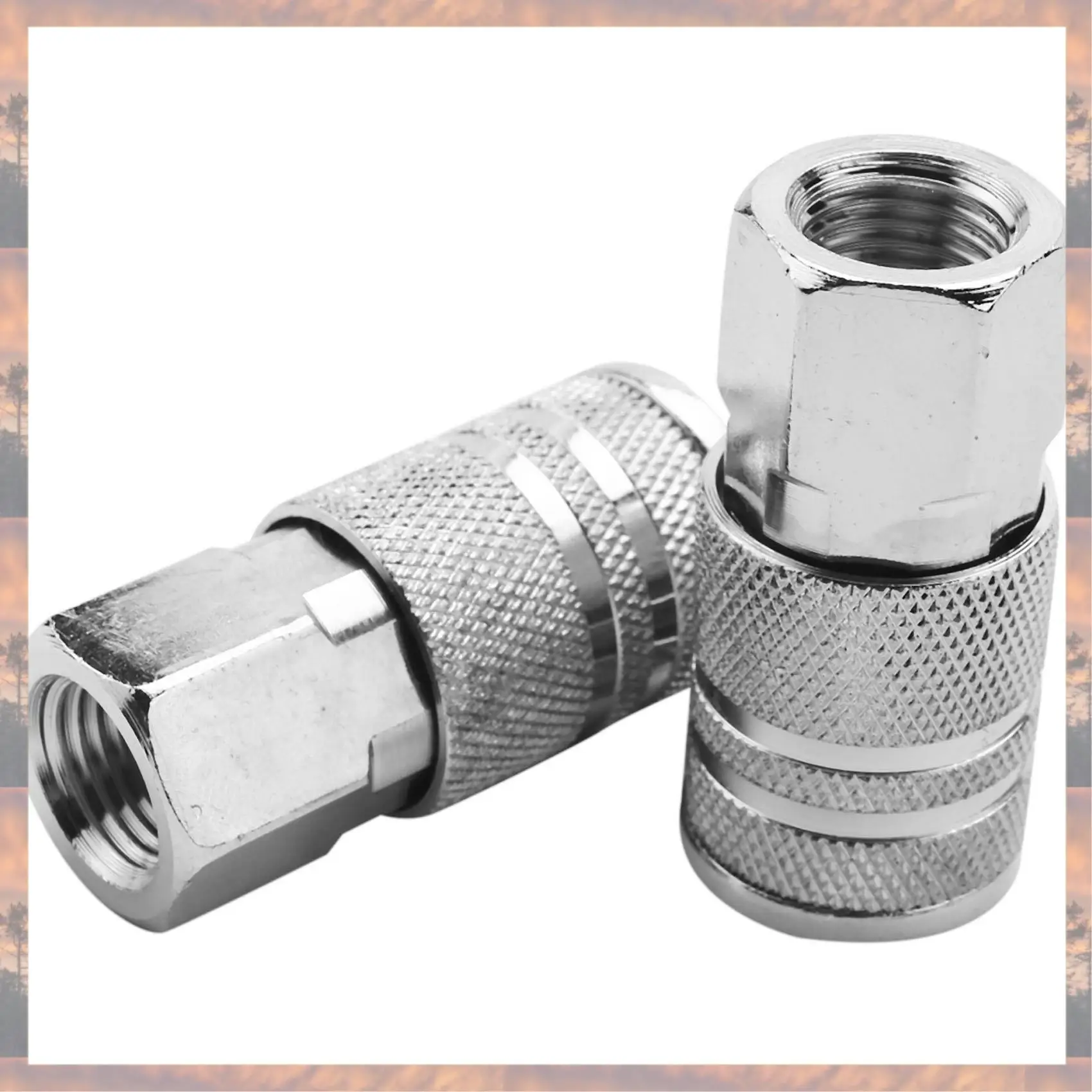2025 Trend 14Pcs Air Line Hose Compressor Fitting 1/4 Inch Bsp Metal Connectors Coupler Male Female Quick Release Set