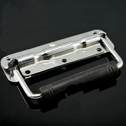 100/111/122/137mm iron handle folding spring for Toolbox suitcases Equipment cabinet pull drawer knobs hardware accessories
