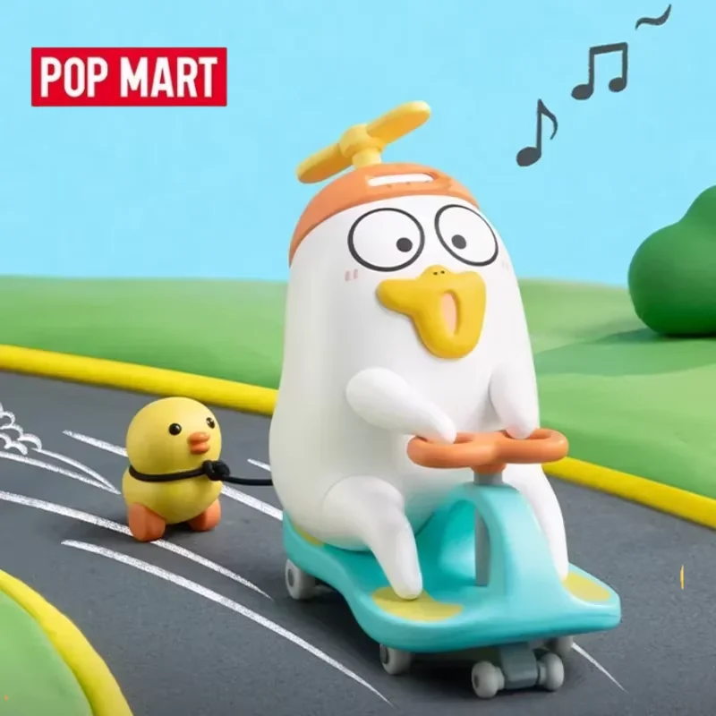 

POP MART Duckyo Never Grows Up Series слепая случайная коробка игрушки Kawaii аниме фигурка-сюрприз Mystery Box куклы подарок для девочек