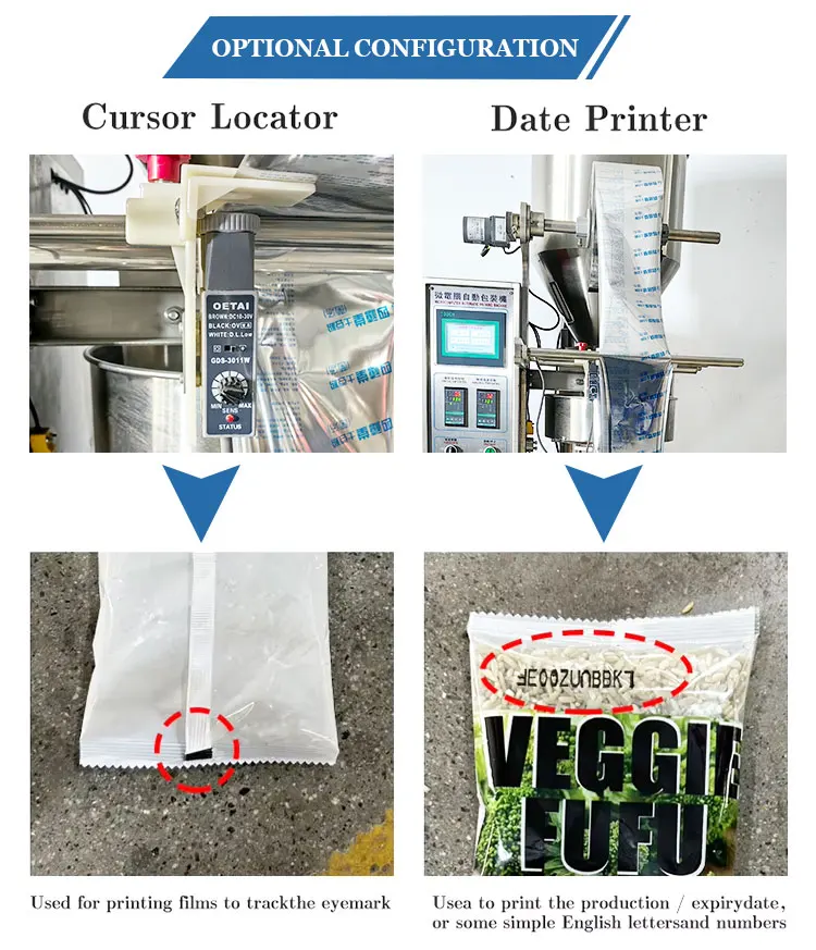 Fully Automatic Vertical Nitrogen Packing Machine For Beverages Snacks Multifunctional Rice Potato Chips Bags Snacks Beverages