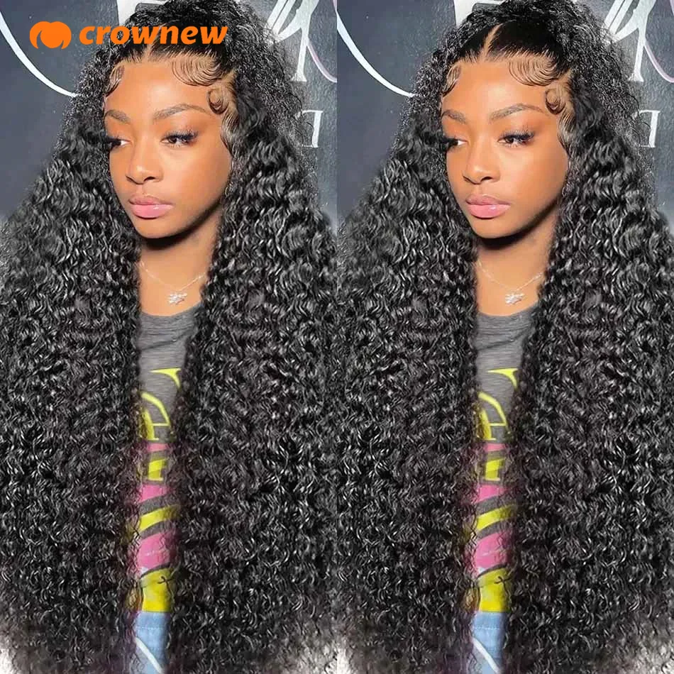 

Curly Lace Front Human Hair Wig 13X4 Hd Lace Wig Pre Bleached Pre Plucked Human Lace Wigs 100% Real Human Hair Wig For Women