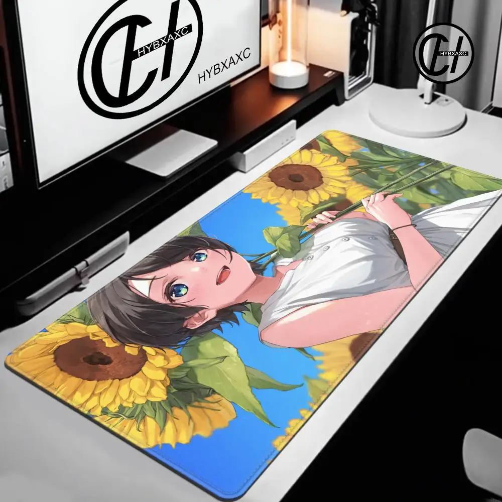 

Subaru Oozora Hololive Girl Anime Mousepad Mouse Pad For Gamers Pad Anti-slip Rubber