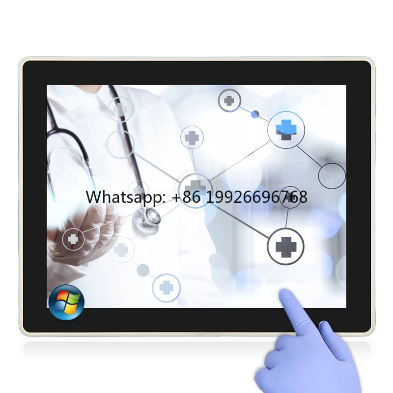 

Fanless Linux Ubuntu DUAL LAN Healthcare PC Quad Core J1900 I3 I5 I7 Industrial Medical Grade All-in-One Computer