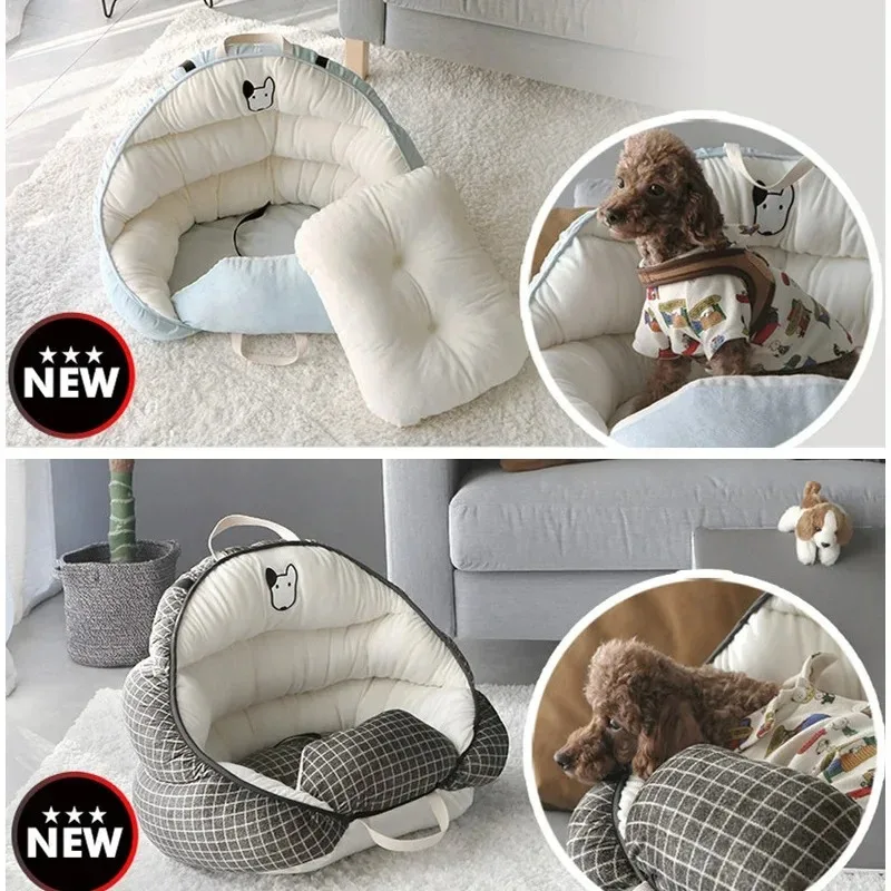 

Travel Car Pet Pad Dog Kennel Cat Nest Carrier Bag Pet Seat Cover Sofa All Season/Universal Portable Nest