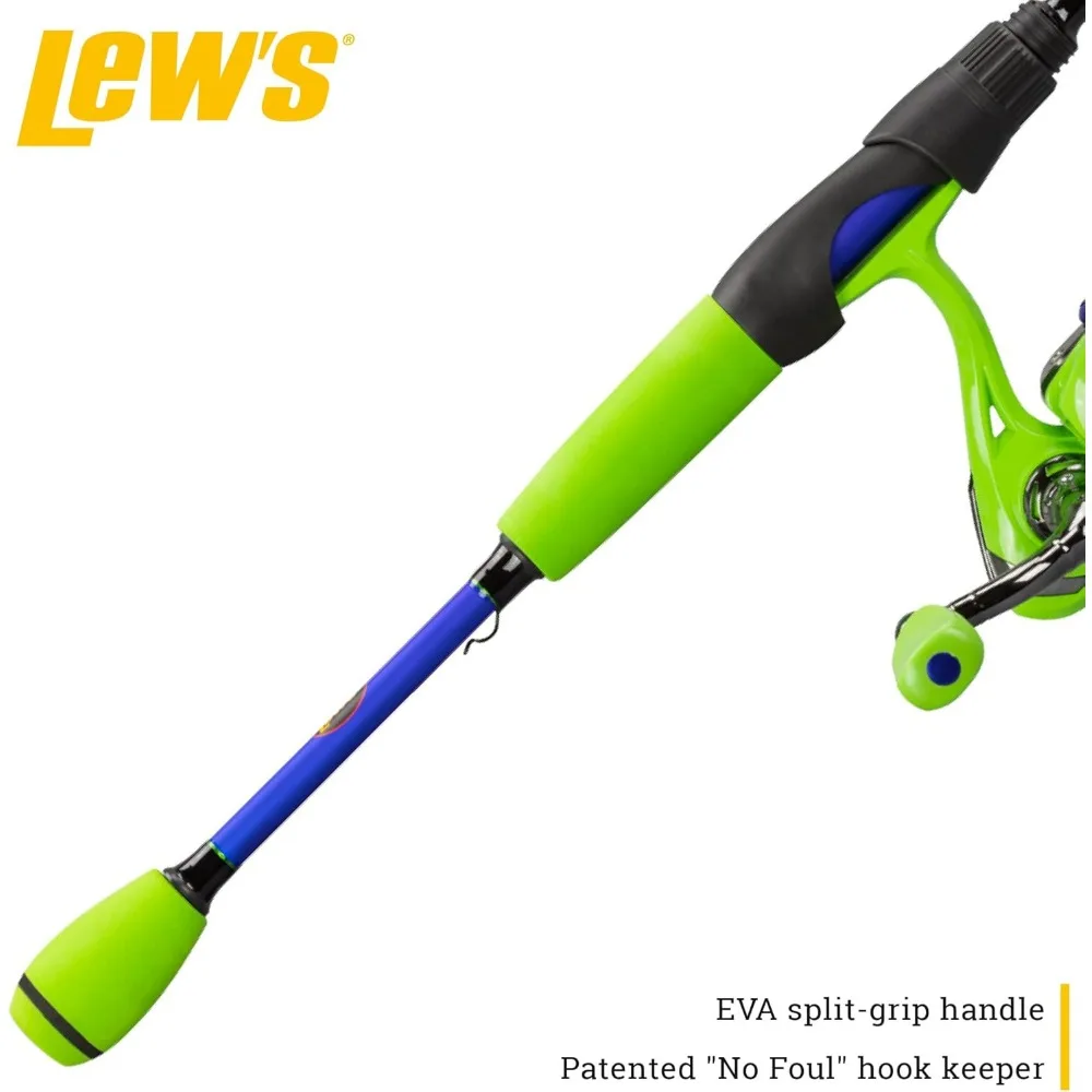 Combo de caña giratoria y carrete ligero mediano de 6 pies para pesca rápida