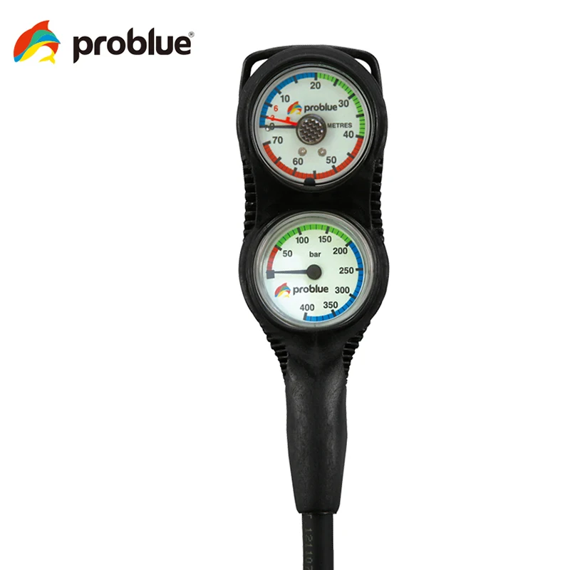 Problue GU-2650 Scuba Diving Console Gauge Mini 2  Pressure 