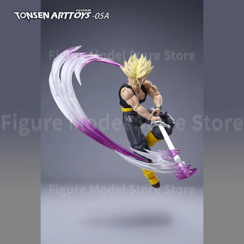 Tonsenarttoys-ドラゴンボールのアクションフィギュア,shf future trunks,super saiyan ssj ssj2,majin buu,子供のBuutenksアクセサリー,アニメのおもちゃ