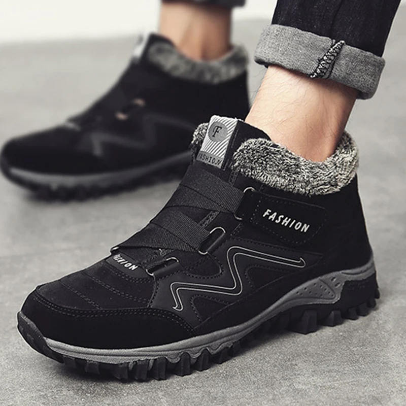 Xiaomi Youpin Winter Casual Boots Men Snow Boots Keep Warm Plush Work Trainers Army Shoes Stylish Ankle Sneakers Women Footwear