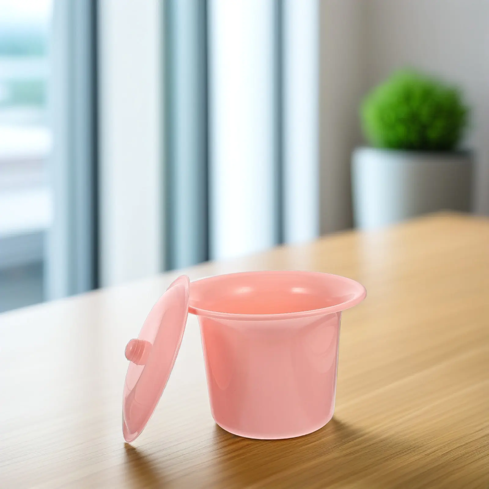 Thick Plastic Spittoon with Lid Household Urinal Chamber Pot Multi-Function Urinal Pot Kids Elderly Disabled Portable Bed Pan