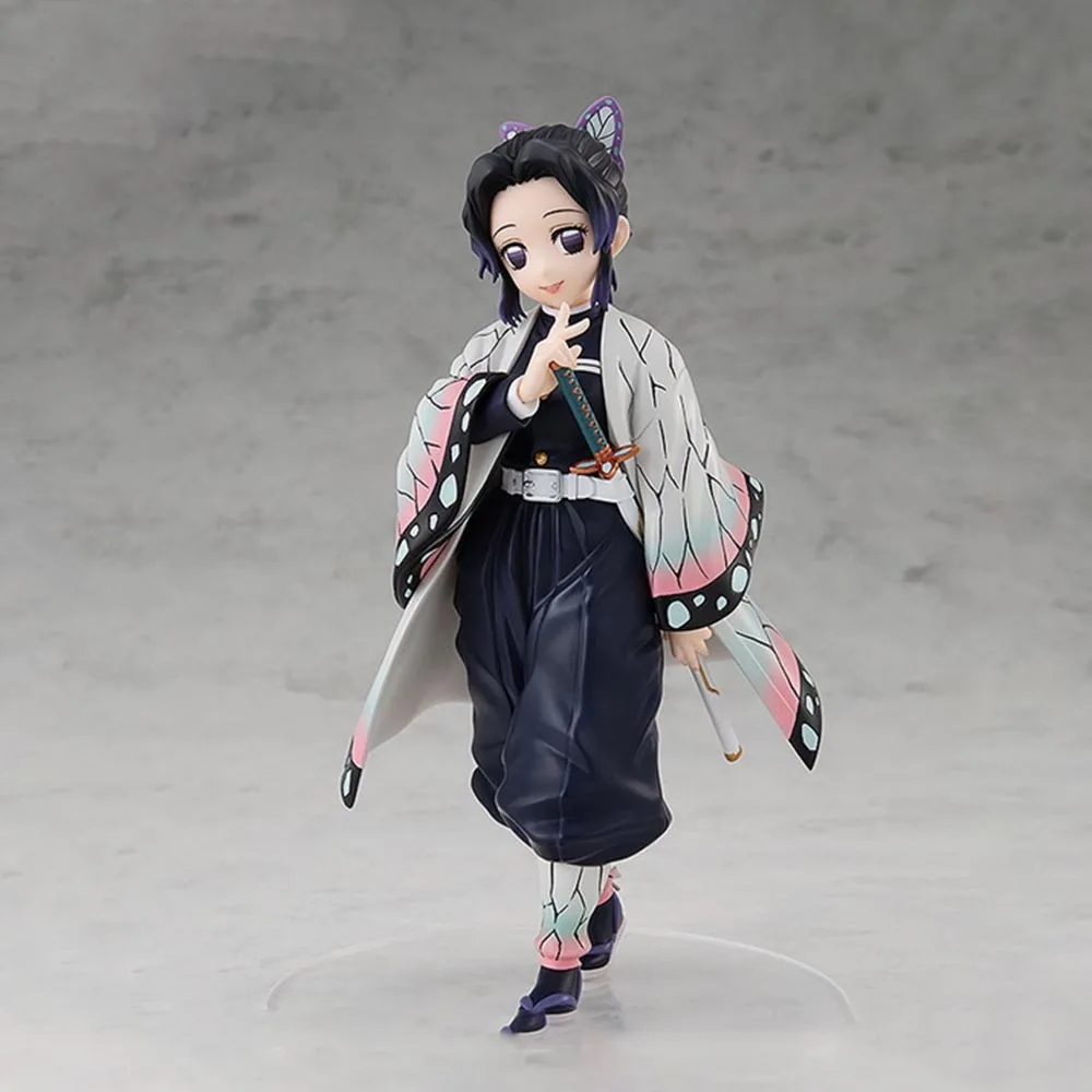 Demon Slayer Figure Kochou Shinobu Gk Anime Figures Kimetsu No Yaiba Figurine Statue Pvc Model Doll Decoration For Kids Gifts