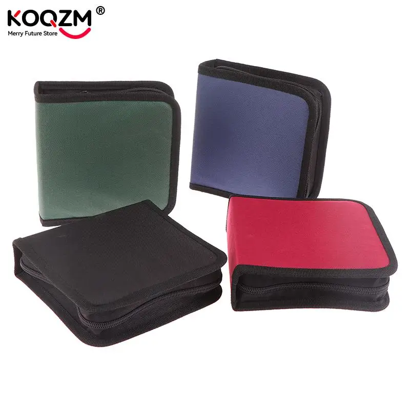 40Pcs CD DVD Discs Oxford Handbags DVD CD Storage Case CD/DVD Case CD Case Storage DVD Organizer Case DVD Booklet Holder