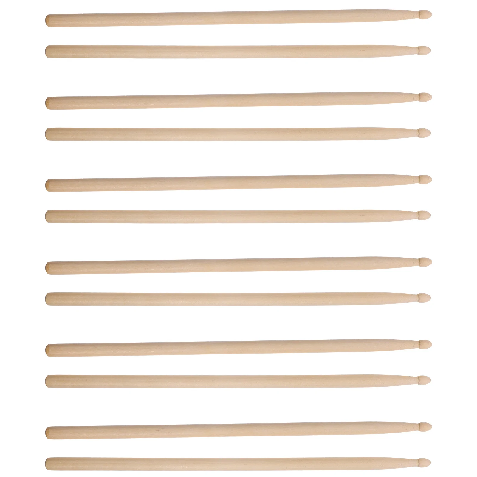 

6 Pairs Drum Stick Drums Sticks Music Drumsticks Musical Instrument Accessories Maple For Exercise Wood