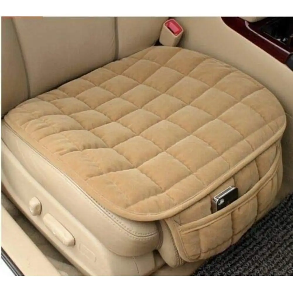 Fashion Solid Universal Soft Car Seat Cushion Padded Massage Van Vehicle Interior Protector