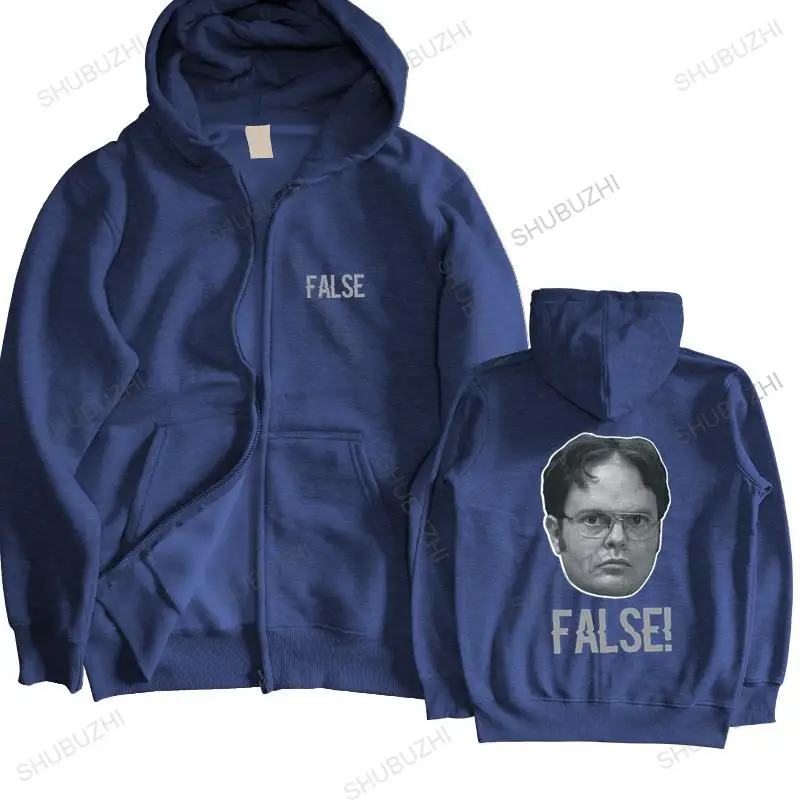 

Men sweatshirt spring pullover The Office False Dwight Schrute TV Show brand man cotton hoodies warm hoody