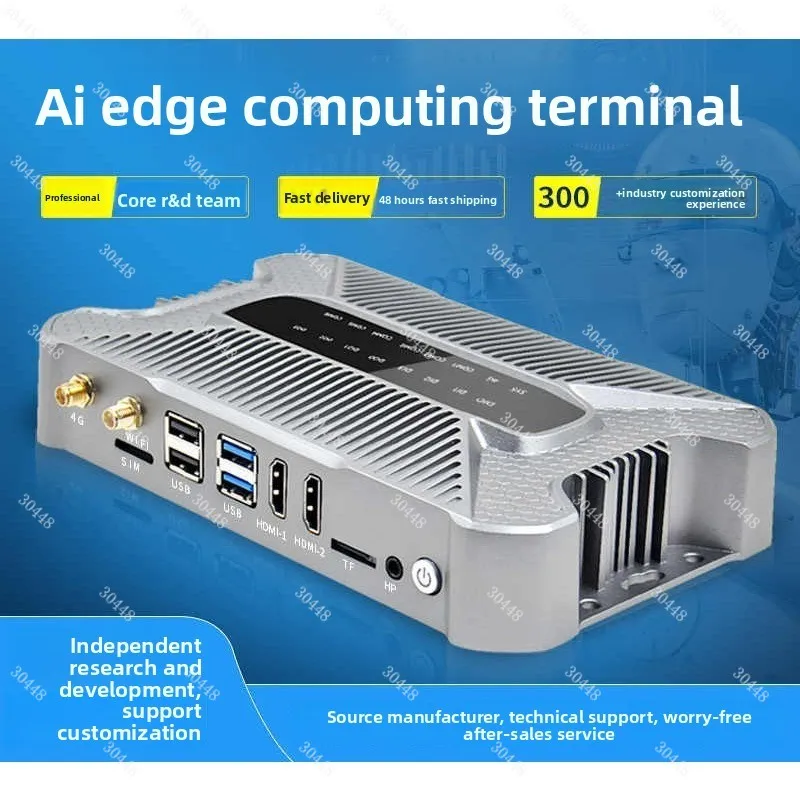 RK3588 Industrial Computer Data Gateway Edge Computing Box for ROS2 AGV AMR Autonomo