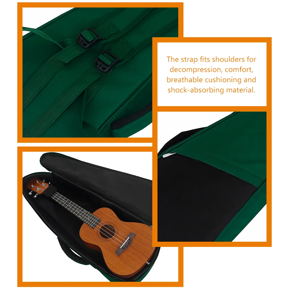 

Ukulele Bag Concert Case Musical Instrument Storage Container Carrying Waterproof Portable