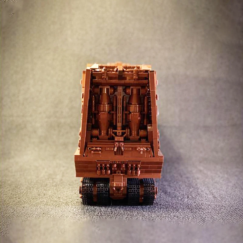 MOC-169084 wojna kosmiczna Sandcrawler Model budynku klocki do budowy montażu pojazdów zabawka z klocków upominki świąteczne dla dzieci