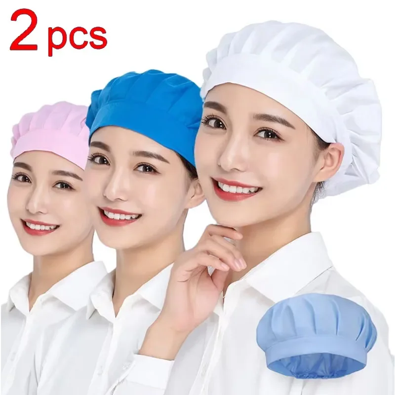 

Рабочая шляпа для пекарни, мастерской, столовой, кейтеринга, пыленепроницаемая рабочая повязка на голову, кепка для шеф-повара, шляпа повара для общественного питания