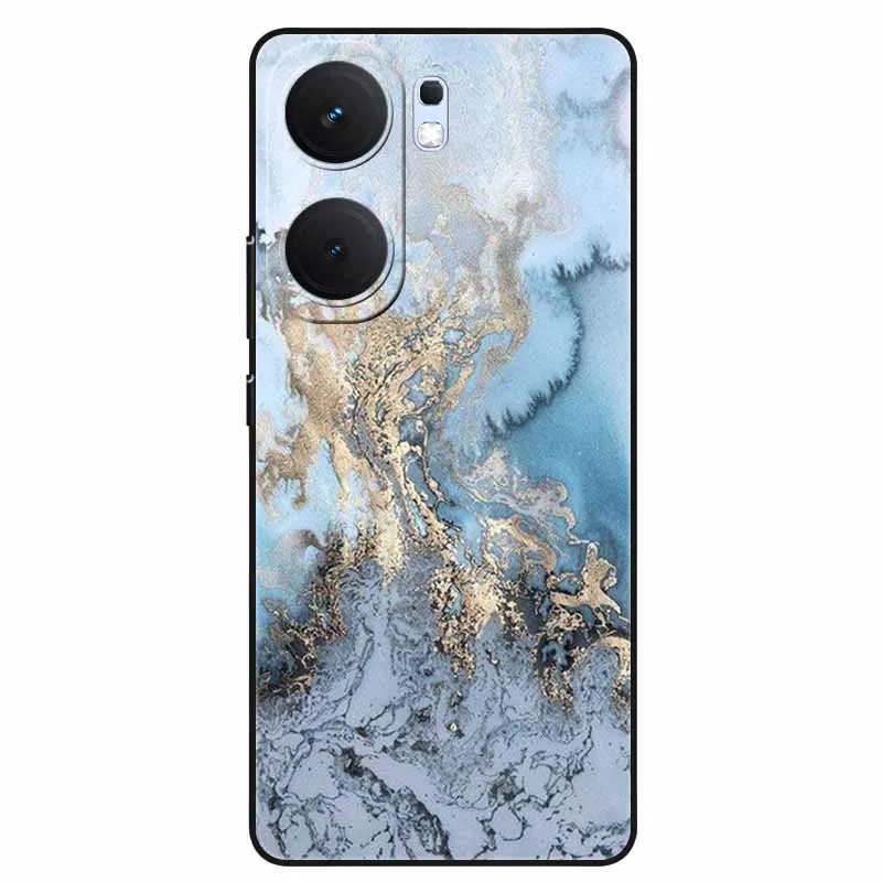 For Vivo iQOO Neo 9 Case Neo9 5G Fashion Marble TPU Soft Silicone Phone Covers for Vivo iQOO Neo9 Pro Protector Shells Capa 9Pro