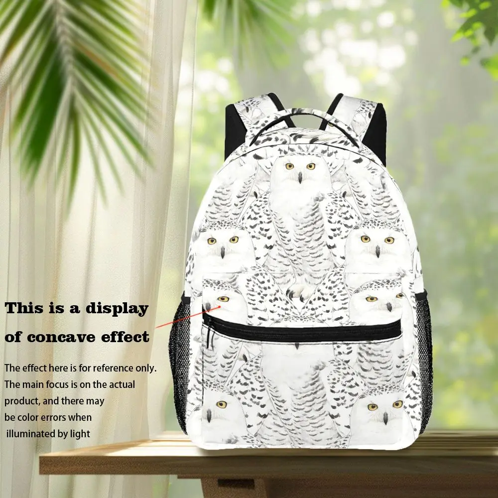 

Animal Pattern Owl Backpack, Durable Zipper Lightweight Daypack for Travel & Daily Use