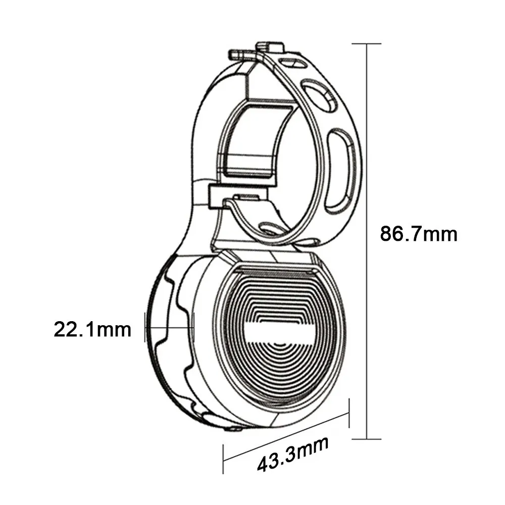 Bicycle Electric Horn Alarm Bell Scooter Ebike MTB Bike Trumpet Alarm USB Rechargeable Cycling Audio Warning Alert Whistle