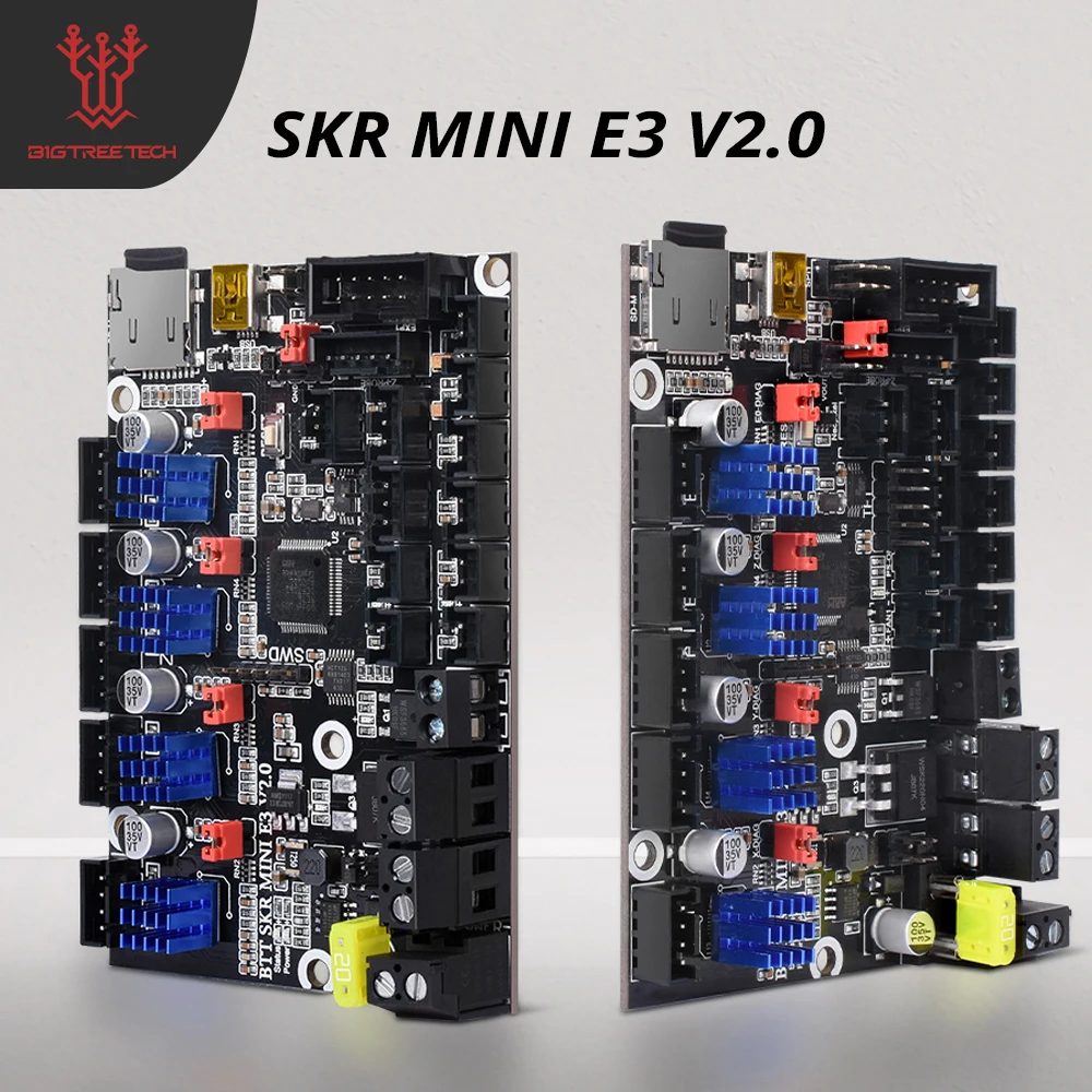 

BIGTREETECH SKR MINI E3 V2.0 Dual Z axis Control Board 3D Printer Parts TMC2209 UART CR10 PRO ender 3 Upgrade SKR V1.4 TFT35 E3