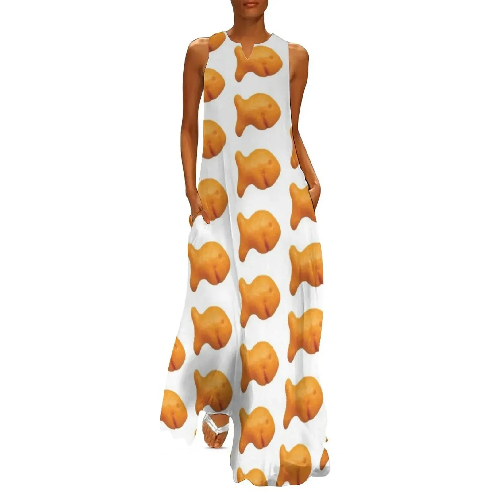 

Goldfish Cracker Long Dress dresses ladies 2025 summer luxury woman party dress woman dress elegant guest wedding