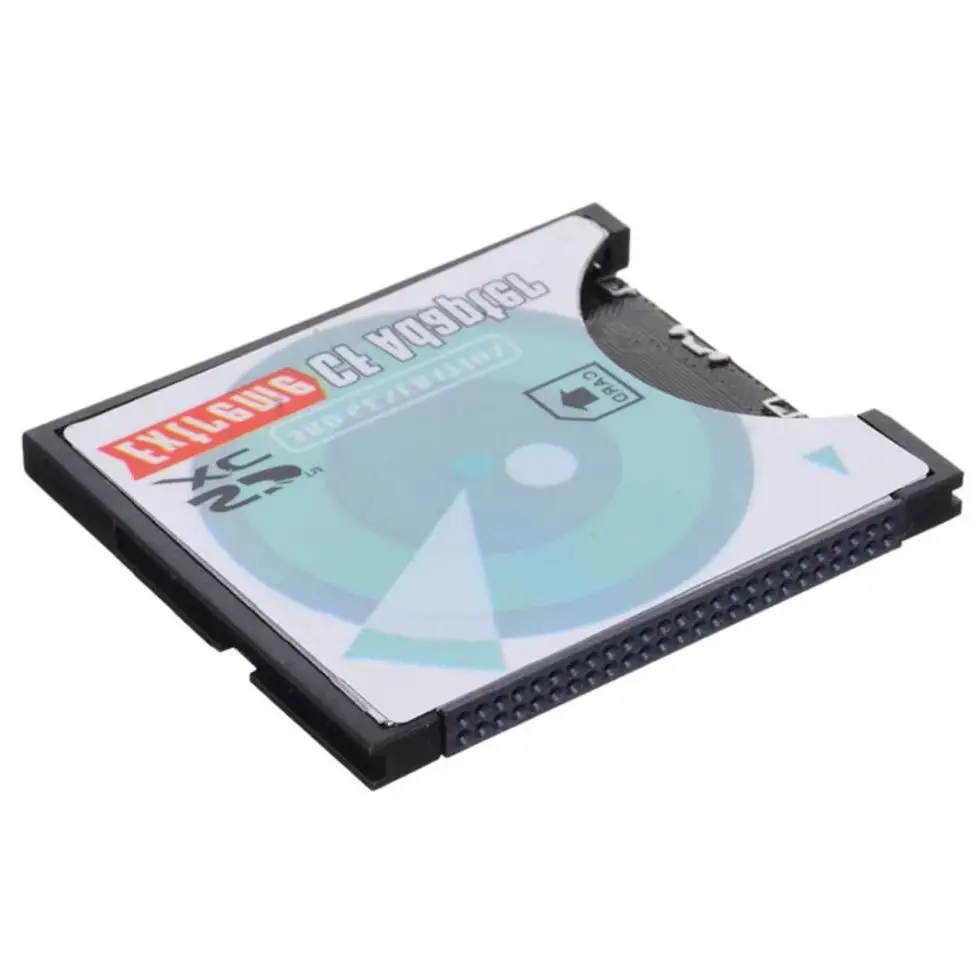 Camera SD SDHC SDXC to High-Speed Extreme Compact Flash CF T