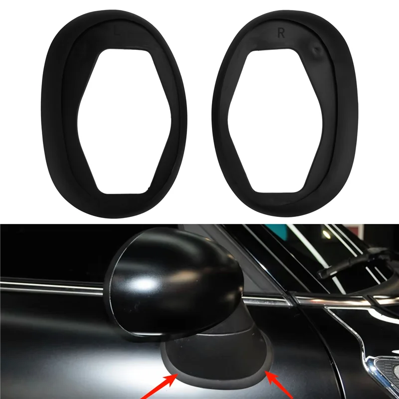 

A03Z-Car Exterior Rearview Mirror Base Rubber Seal Gasket Pad For BMW MINI Cooper S R60 R61