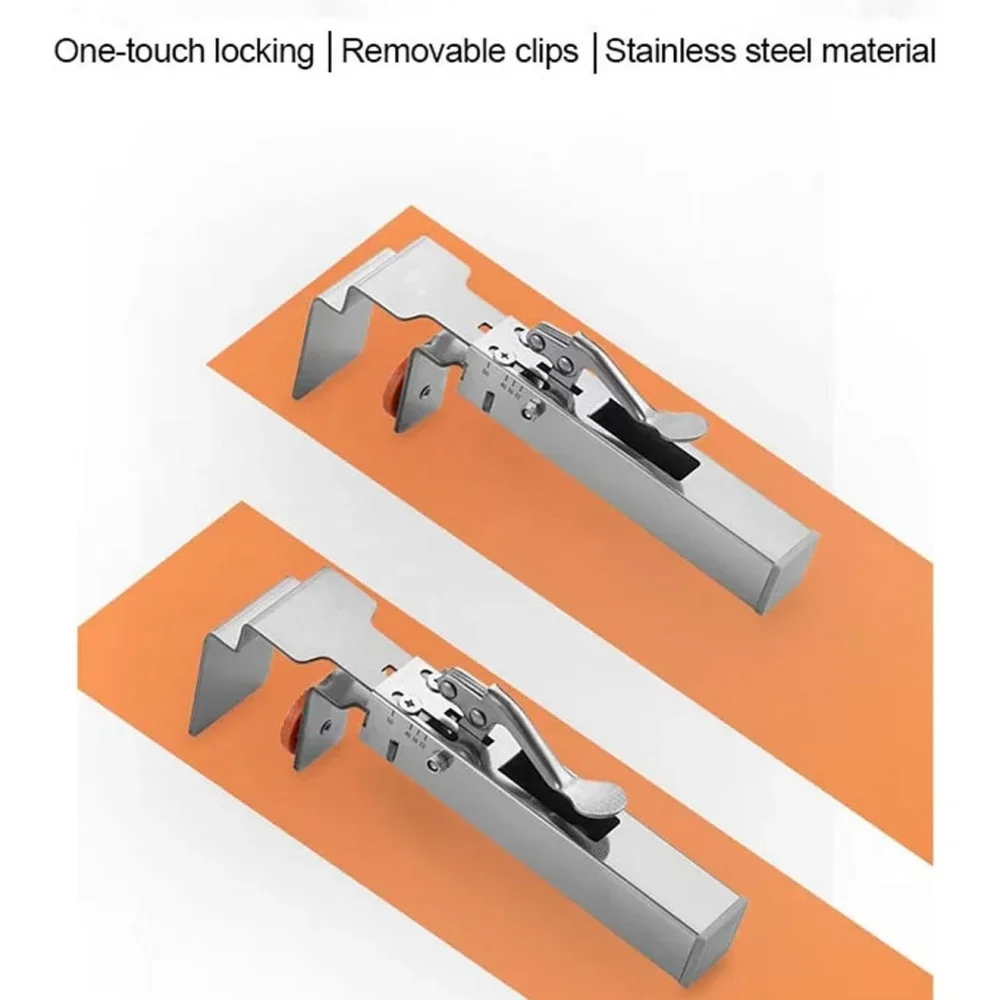 Adjustable Drawer Fastening Clip Panel Adjustable Telescopic Woodworking Special Installation Panel Auxiliary Fixed Clamp Holder