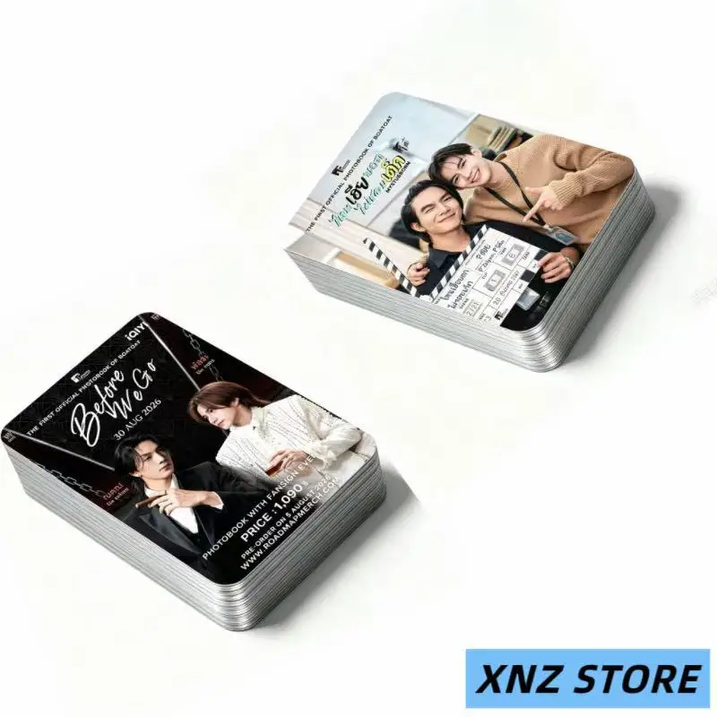 100PC Boatoat Boat Yongyut Oat Pasakorn Photo Lomo Card Thai TV Knot My Stubborn Drama Stills 8.4*5.6cm 3 Inch Small Card