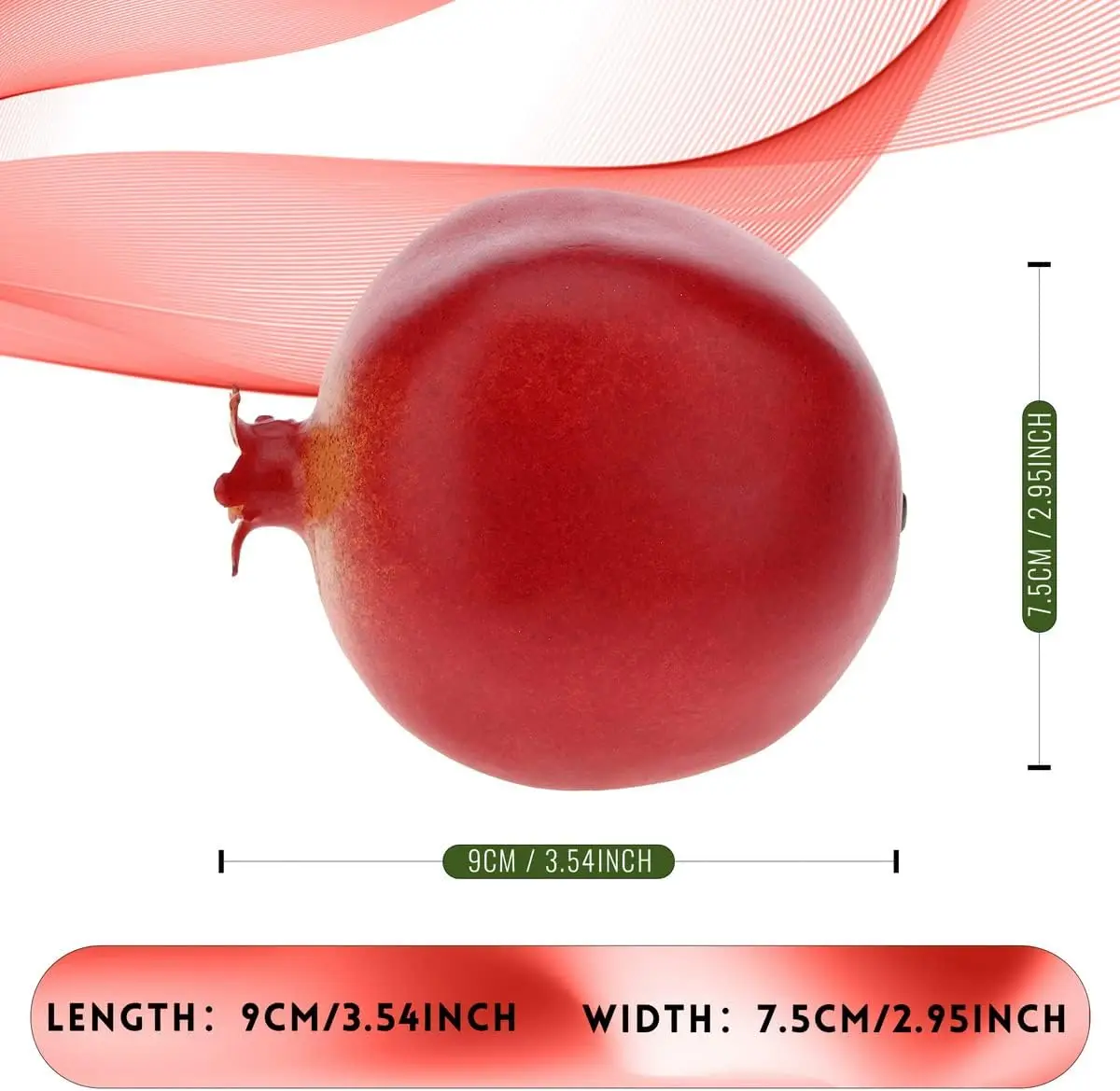 Künstliche Birnen, 6 Stück, lebensechter Fruchtschaum, künstliche Heimküche, Ornament, Fotografie-Requisiten, Ausstellungsmodell, Büro, Schreibtisch – Detail 31