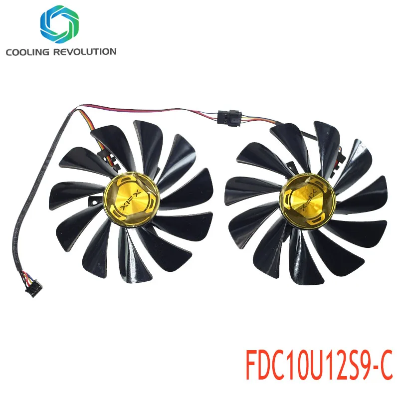 

95MM FDC10U12S9-C DC12V 0.45AMP Graphics Card Fan For XFX RX 5600 5700 XT RAW II