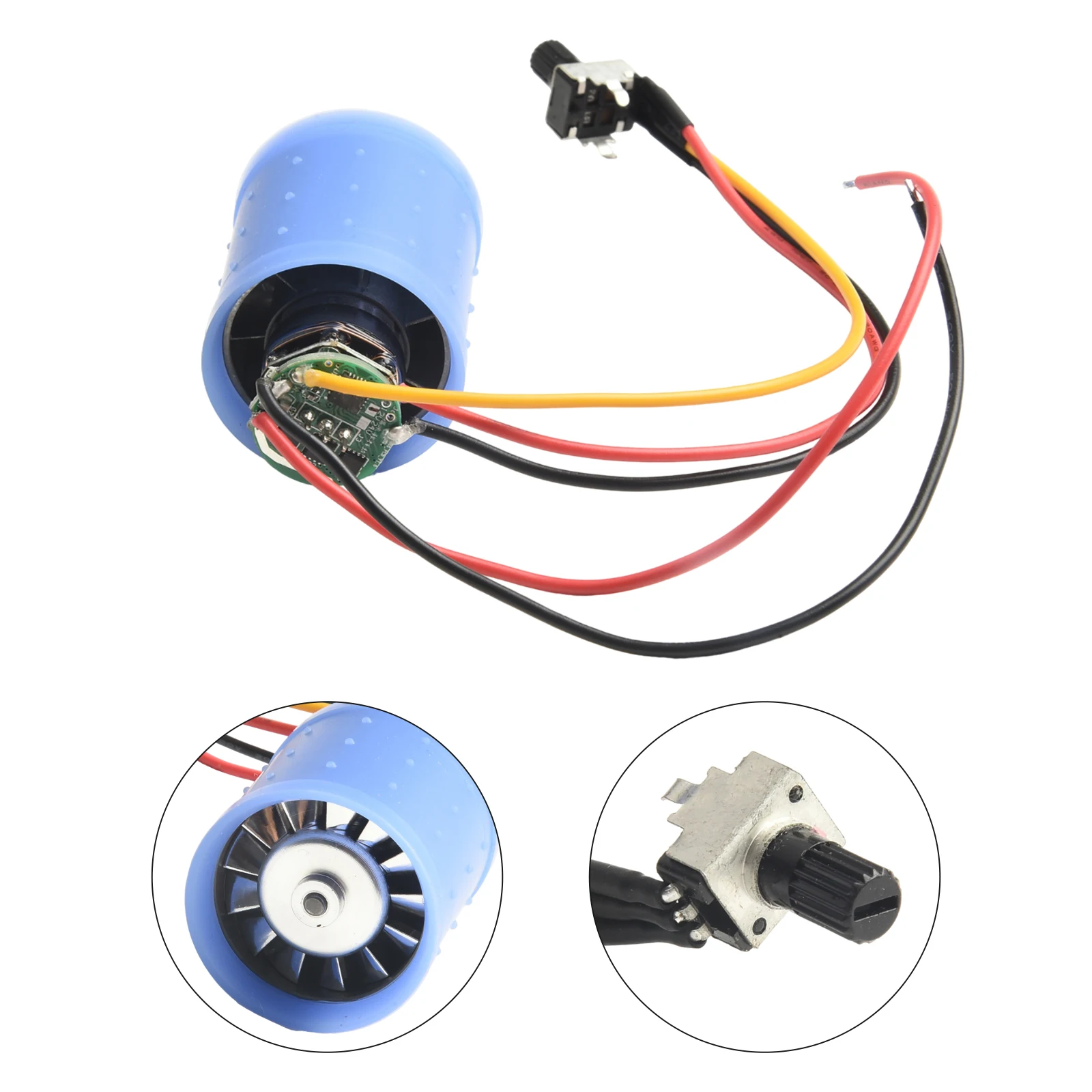 Low Voltage Brushless Ducted Fan 5A Motor Blower DC 12V 24V Brushless Fan With Driver Module Electric Motor Power Tool