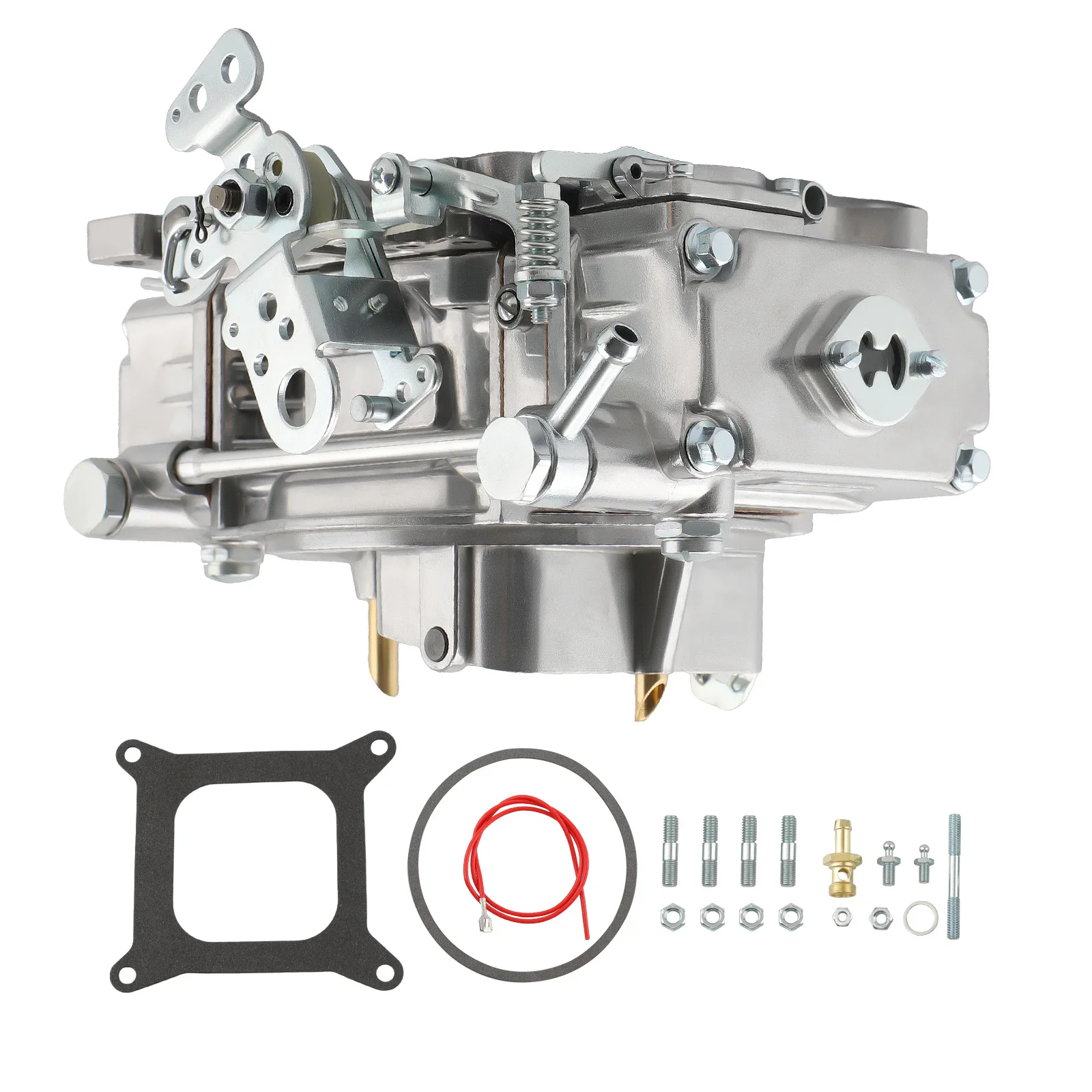 4 Barrel Carburetor 600 CFM Manual Choke for Holley4160 0-1850S w/ Gaskets