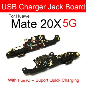Originální USB konektor nabíječky pro Huawei Mate 20X 4G 5G 20 X USB nabíjecí port dokovací stanice flex kabel náhradní díly 10 nejlepší prodej Chytrý telefon Huawei Mate 20X - №1