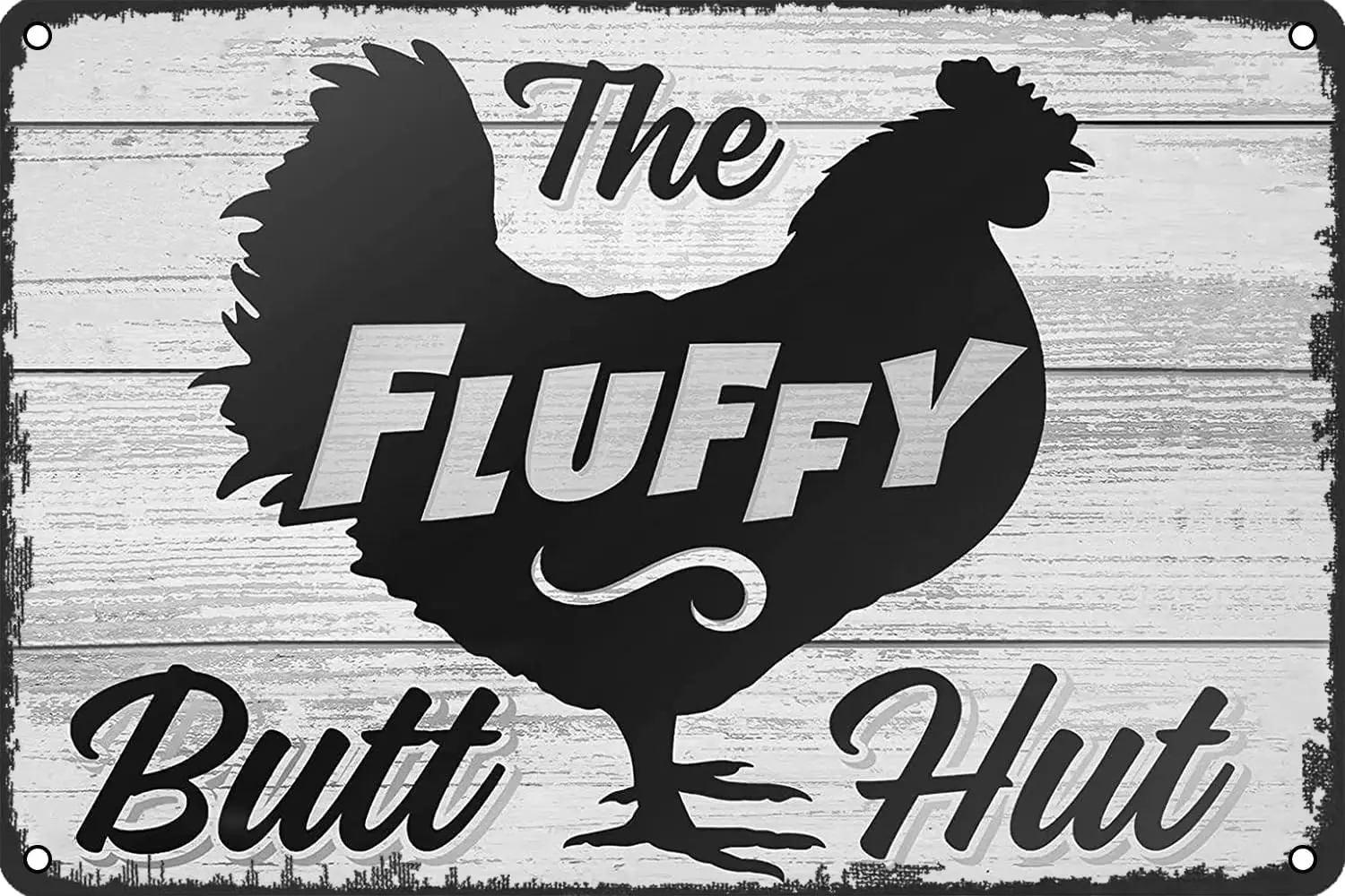 Metal Signs Chicken Signs for Funny Coop Decor Signs for Outdoor Decor Farm Plaque Yard Chicken Coop Gift for Chicken Lovers Chi