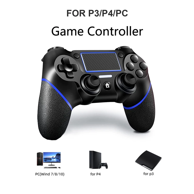 

Wireless Game Controller For PS4 PS3 Console Dual Vibration Gamepad For PS4 PS3 PC Gaming Joystick Joypad For PS/PC