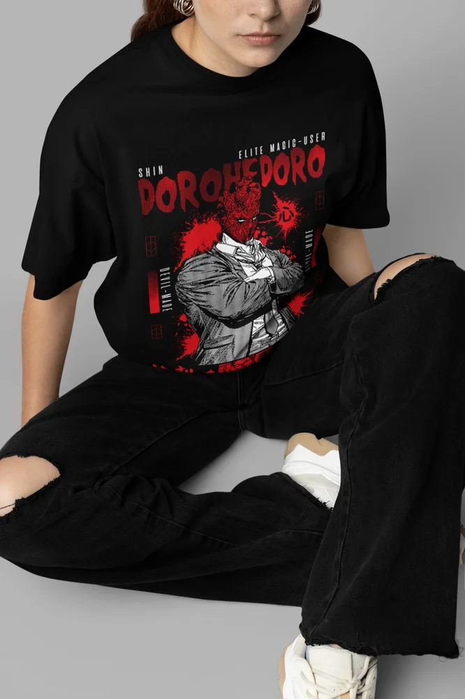 Dorohedoro T-shirt Shin Shirt Noi Tshirt Nikaido Kaiman Anime Tee Manga