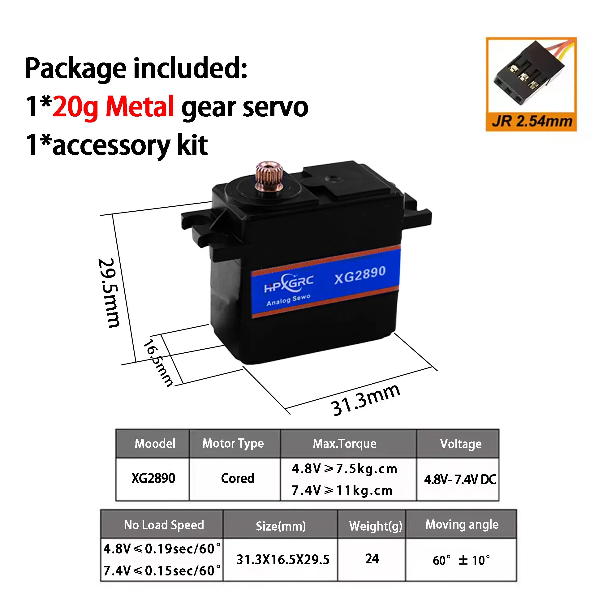 HPXGRC Waterproof Servo 9g 17g 20g Digital Micro Servo for RC Plane Drone Mini Car Helicopter Fixed-wing Wltoys RC Tools