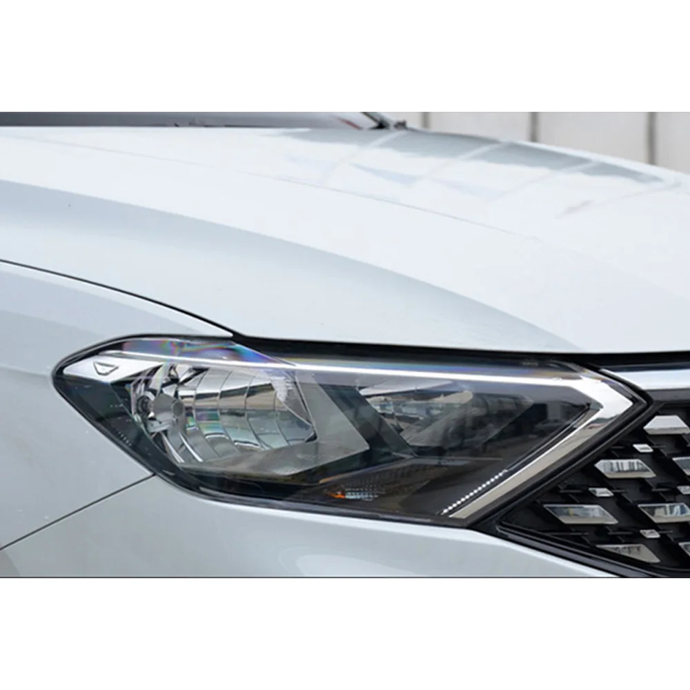 Car Front Headlight Lens Cover Auto Headlamps Lampcover For Volkswagen VW 2019-2021 Jetta VA3 Transparent Lampshades Lamp Shell