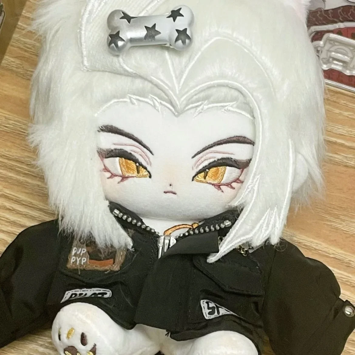 Anime Attribute Role Lute Monster Cosplay Soft Plush Doll Body  Dress Up Cotton Stuffed Toys Dolls 20cm Figures Birthday Gift