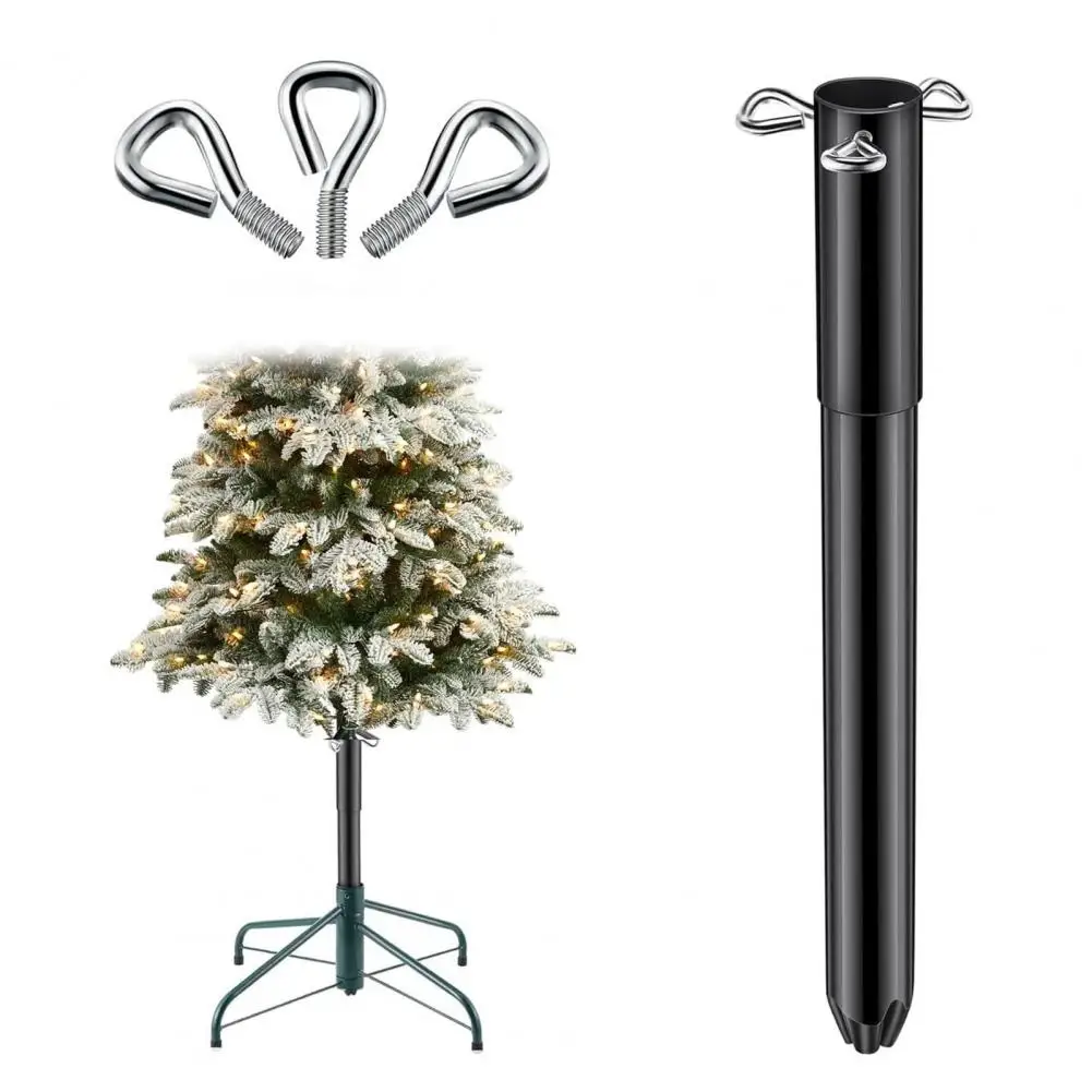 Tall Christmas Tree Enhancement Pole Christmas Tree Height Extender Metal Christmas Tree Base for Artificial for 0.5-1.25